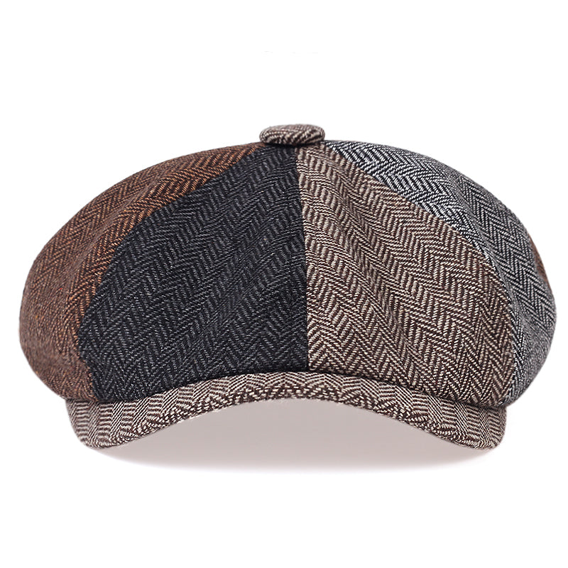 Harold | Herringbone wool cap