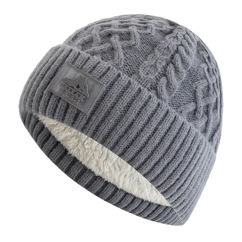 Jimmy | Alpine knit beanie (Gray)