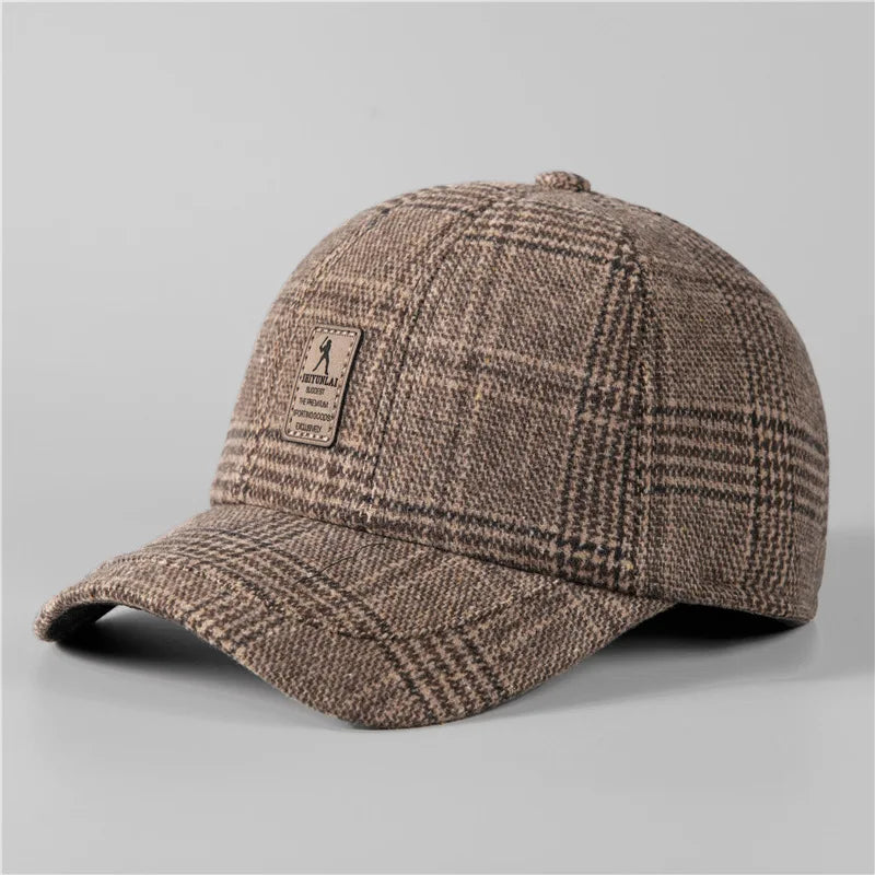 Flynn | Wool heritage plaid cap