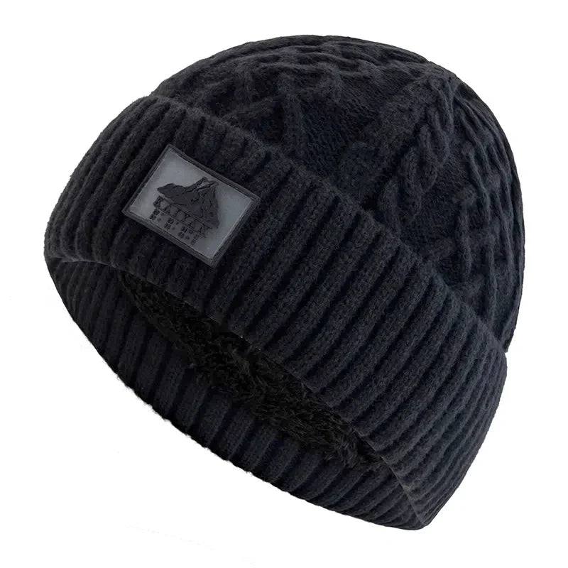 Phil | Alpine knit beanie (Black)