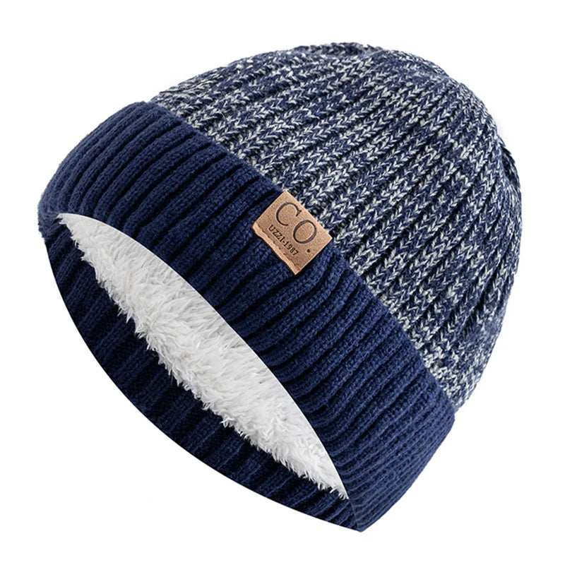 Jerry | Nordic knit beanie (Navy Blue)