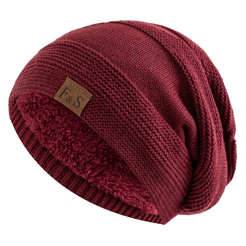 Gerald | Nordic fleece beanie (Red)