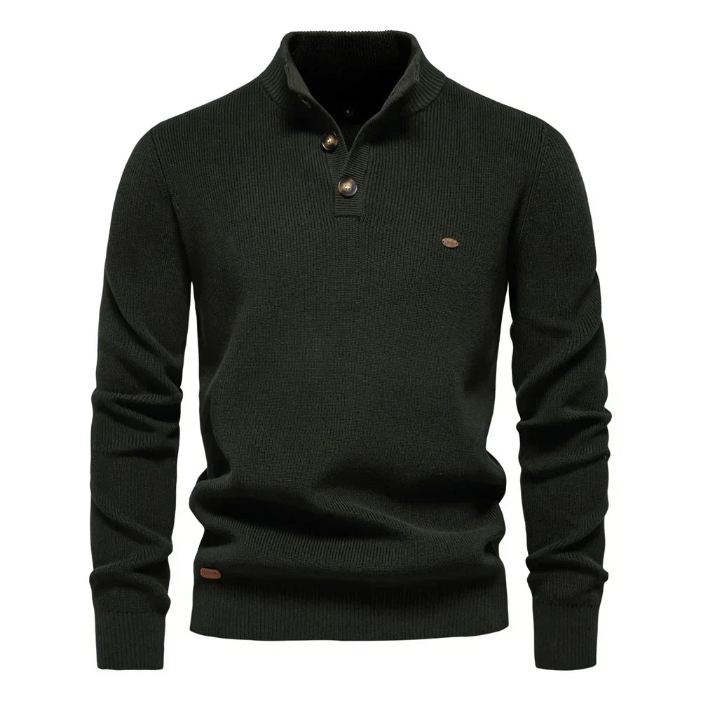 Kyle | Stylish men’s sweater with button design