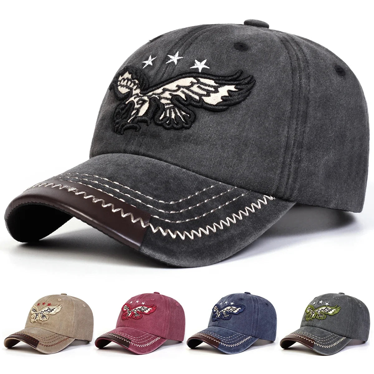 Leonard | Patriot eagle cap