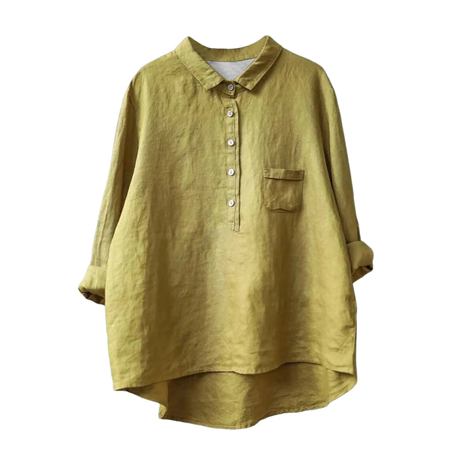 Marigold | Luxury shirt with chest pocket