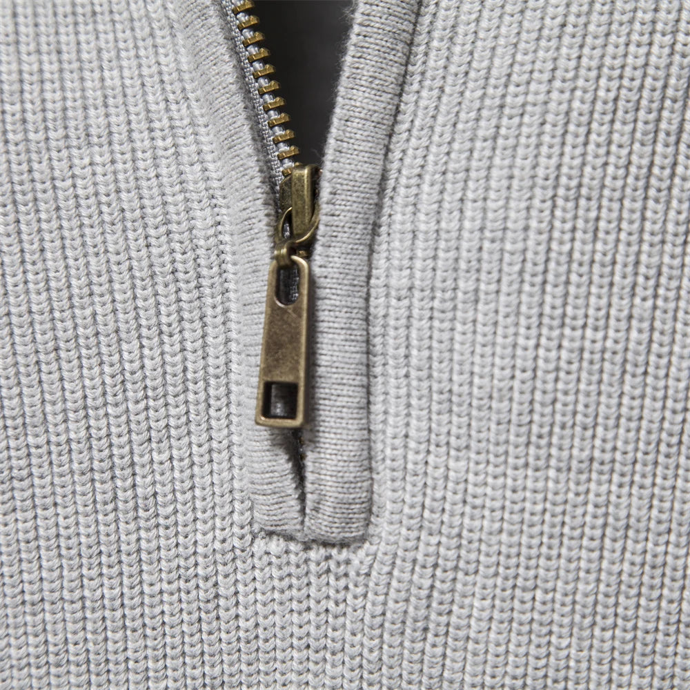 Edwin | Classic half-zip sweater