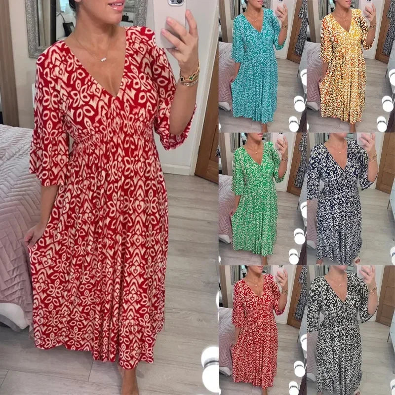 Harper | Dress with beautiful pattern