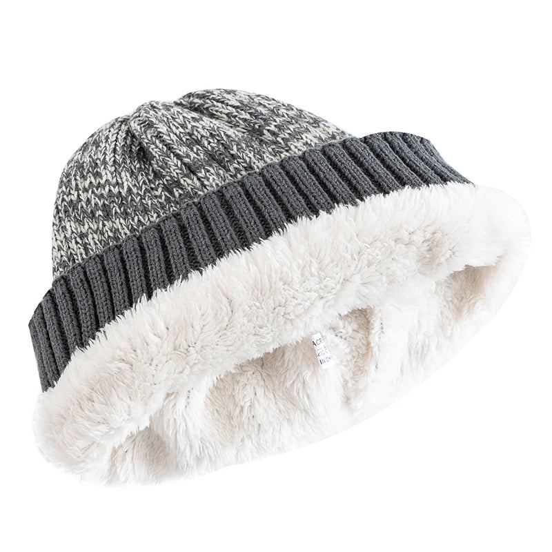 Neil | Nordic knit beanie (Gray)