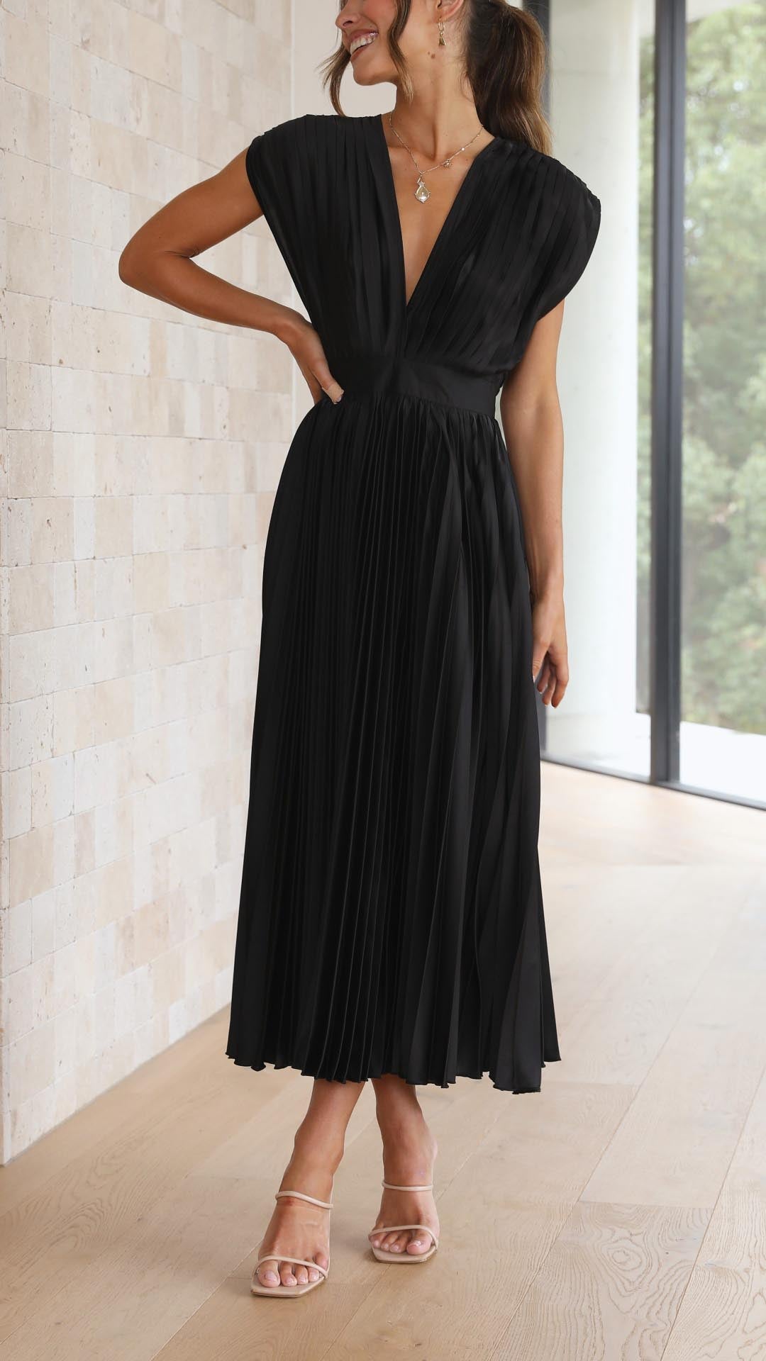 Nilsa | Elegant plisseret kjole