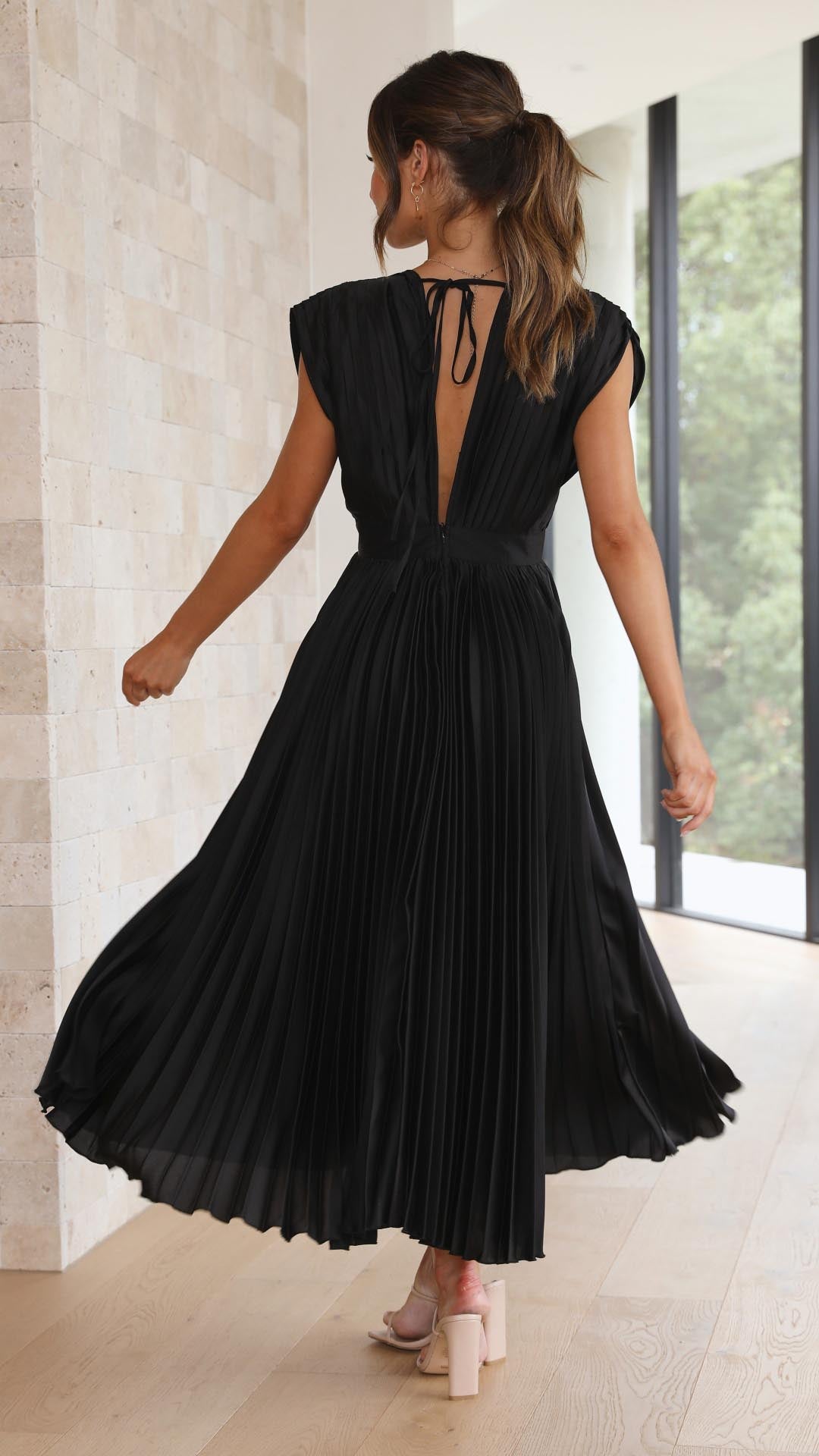 Nilsa | Elegant plisseret kjole