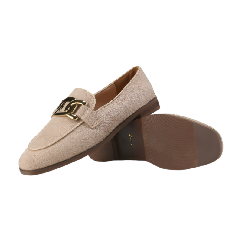 Loafers i ruskind