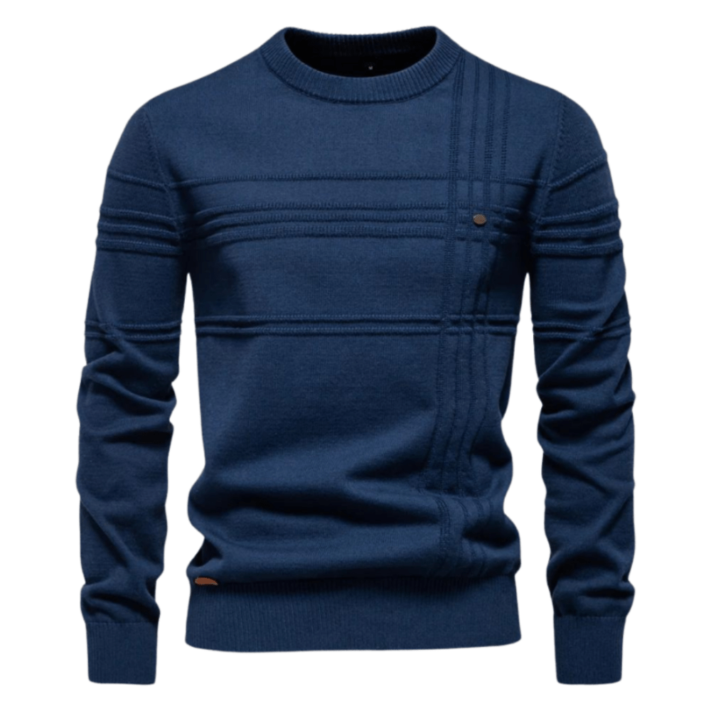 Gary | Stylish men’s sweater with checkered design