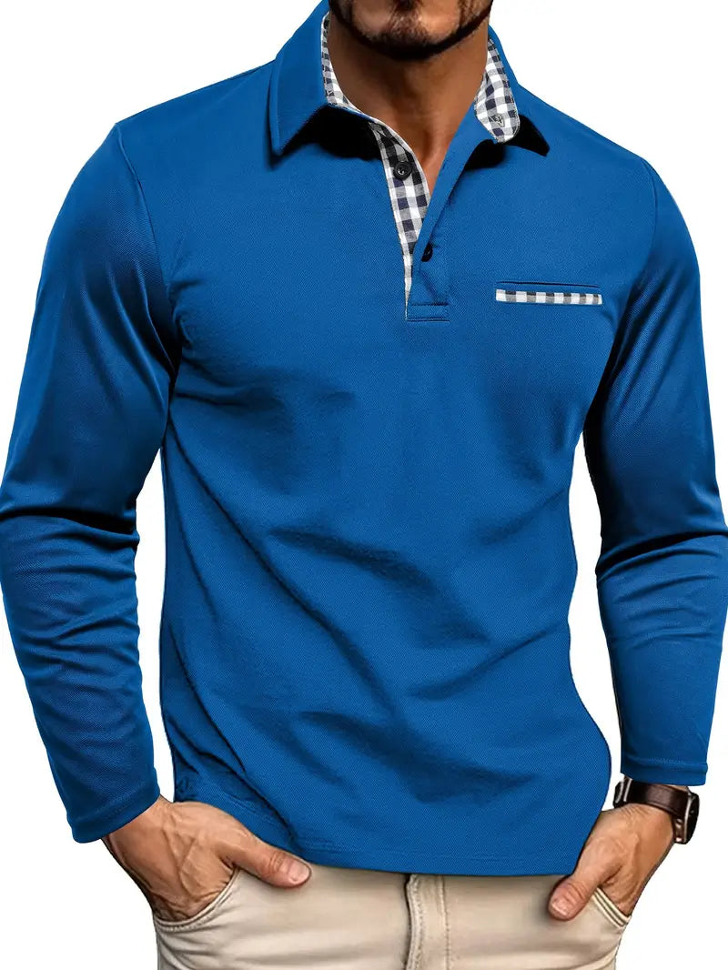 Bruce | Premium Long-Sleeve Polo