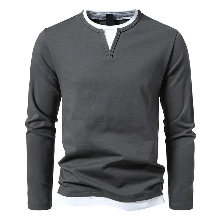 Alex | Premium long-sleeve made from combed cotton