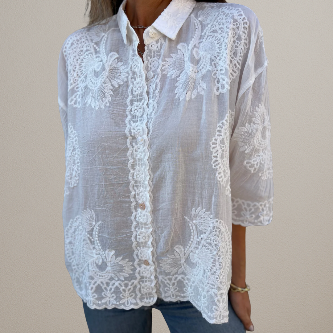 Lola | Luxurious blouse with beautiful pattern