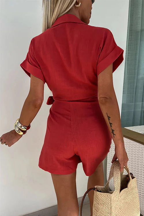 Zaar | Kortærmet jumpsuit