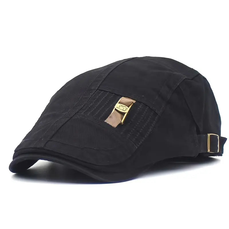 William | Adjustable cotton flat cap