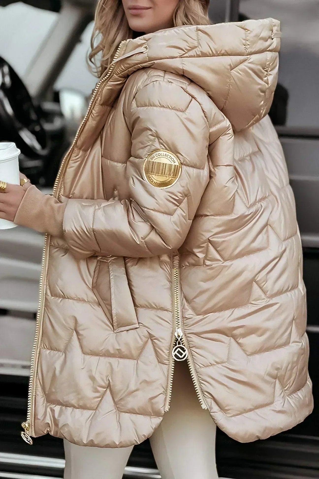 Lana | Long quilted jacket