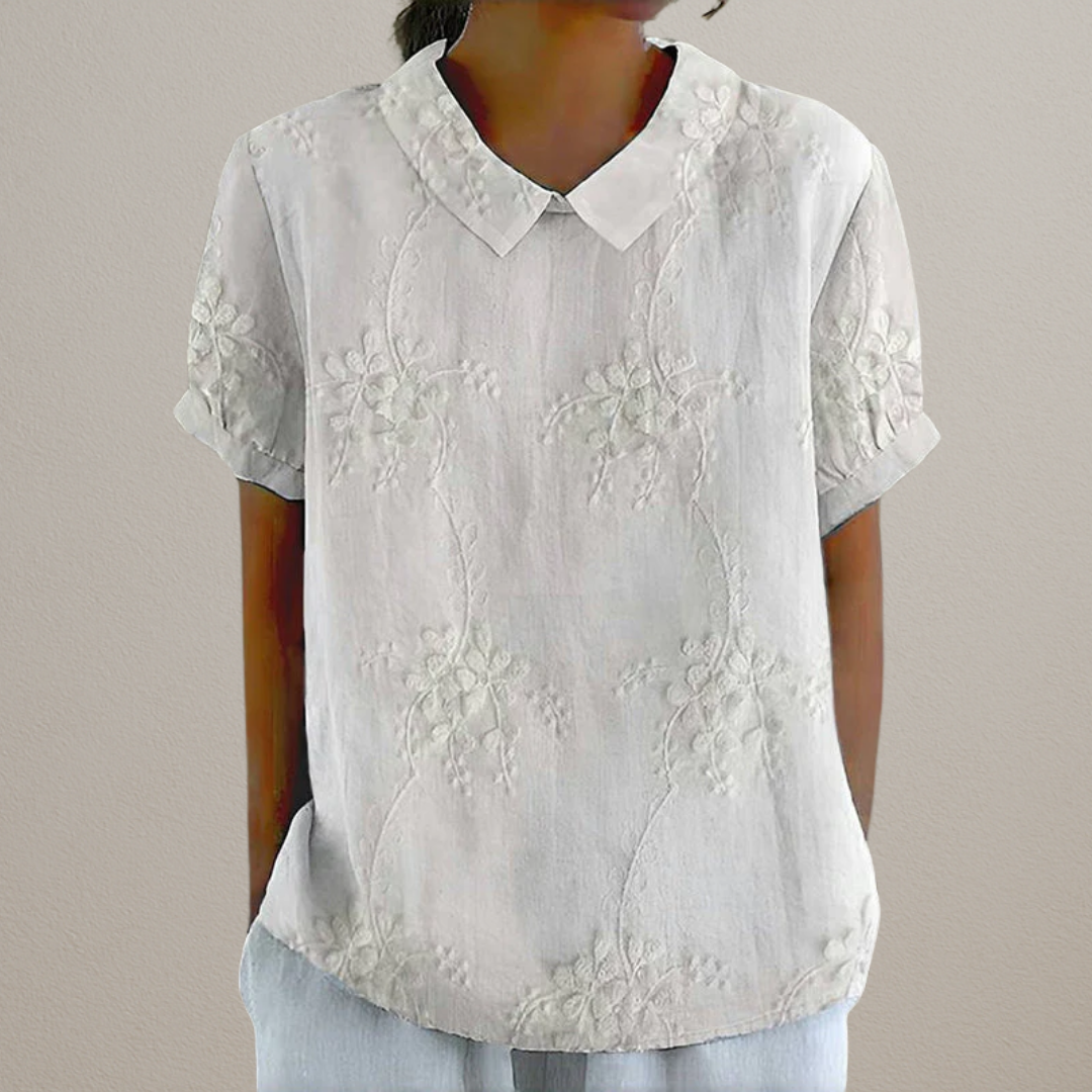 Tess | Vintage blouse with floral print
