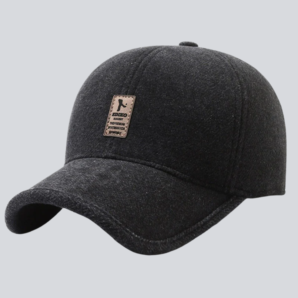 John | Wool heritage cap (Black)