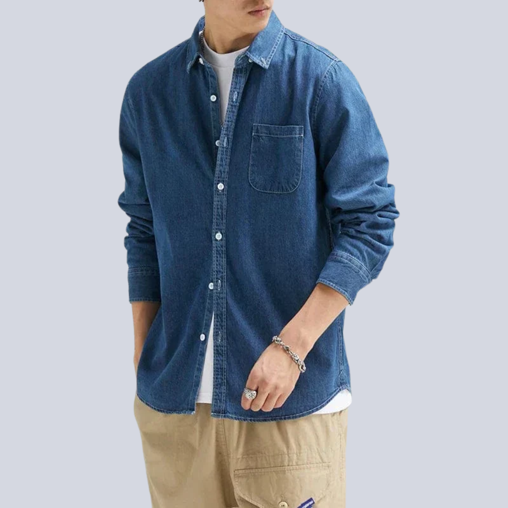 Nathaniel | Classic Denim Shirt