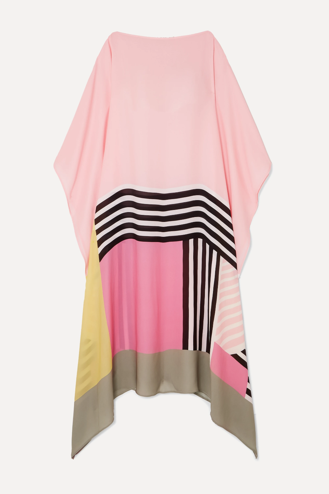 Iria | Elegant kaftan med geometrisk print