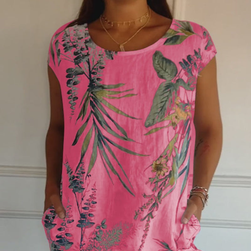 Adeline | Relaxed spring dress with pockets