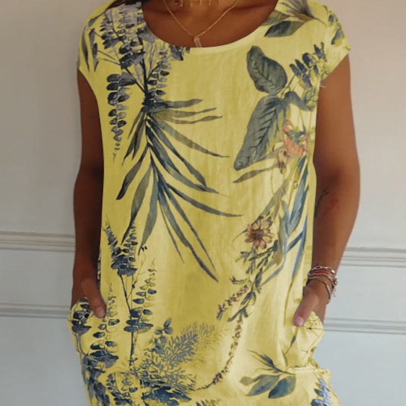 Adeline | Relaxed spring dress with pockets