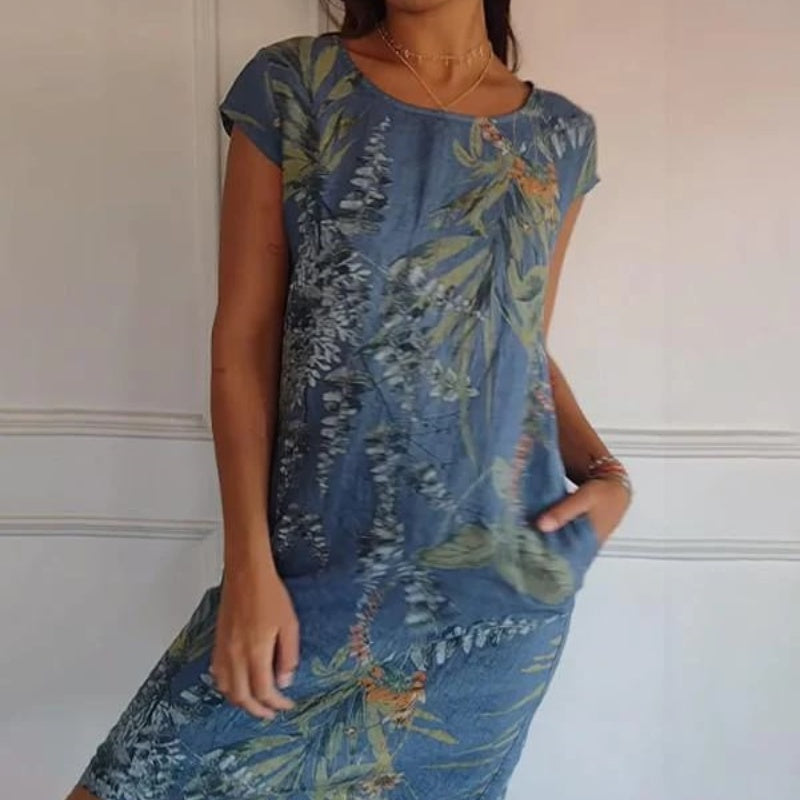 Adeline | Relaxed spring dress with pockets