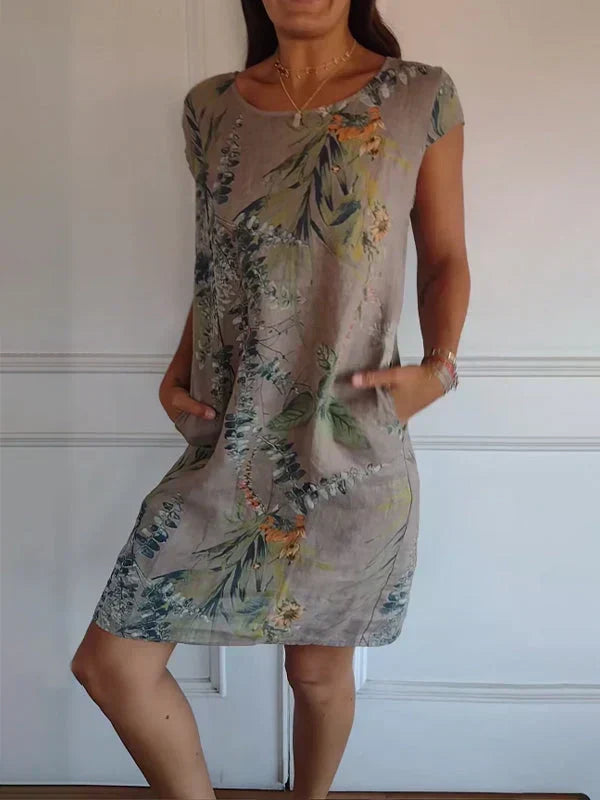 Adeline | Relaxed spring dress with pockets