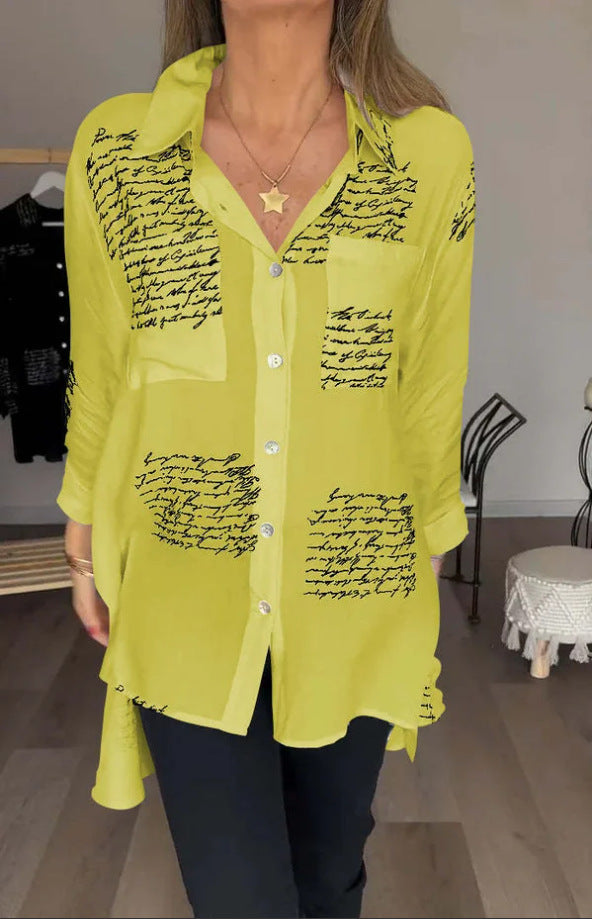 Kareena | ny mode løs og sexet middagsjakke skjorte
