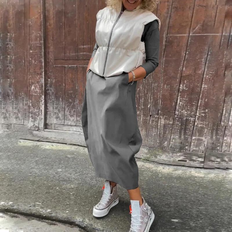 Penelope | Simple and elegant women’s dress with pocket