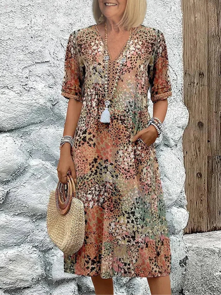 Chloe | Dress with beautiful pattern