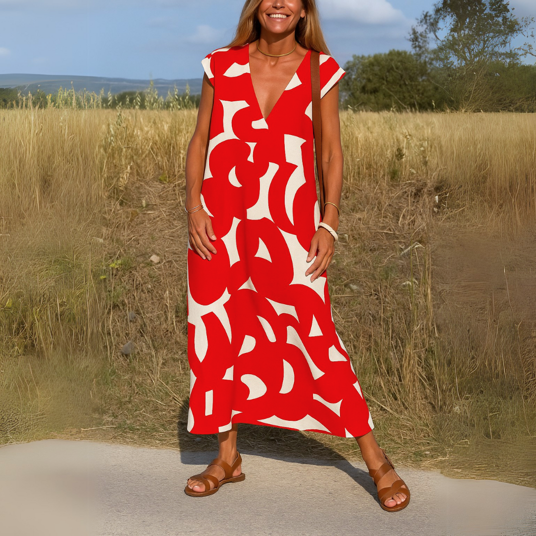 Charlotte | Flowing dress with V-neck