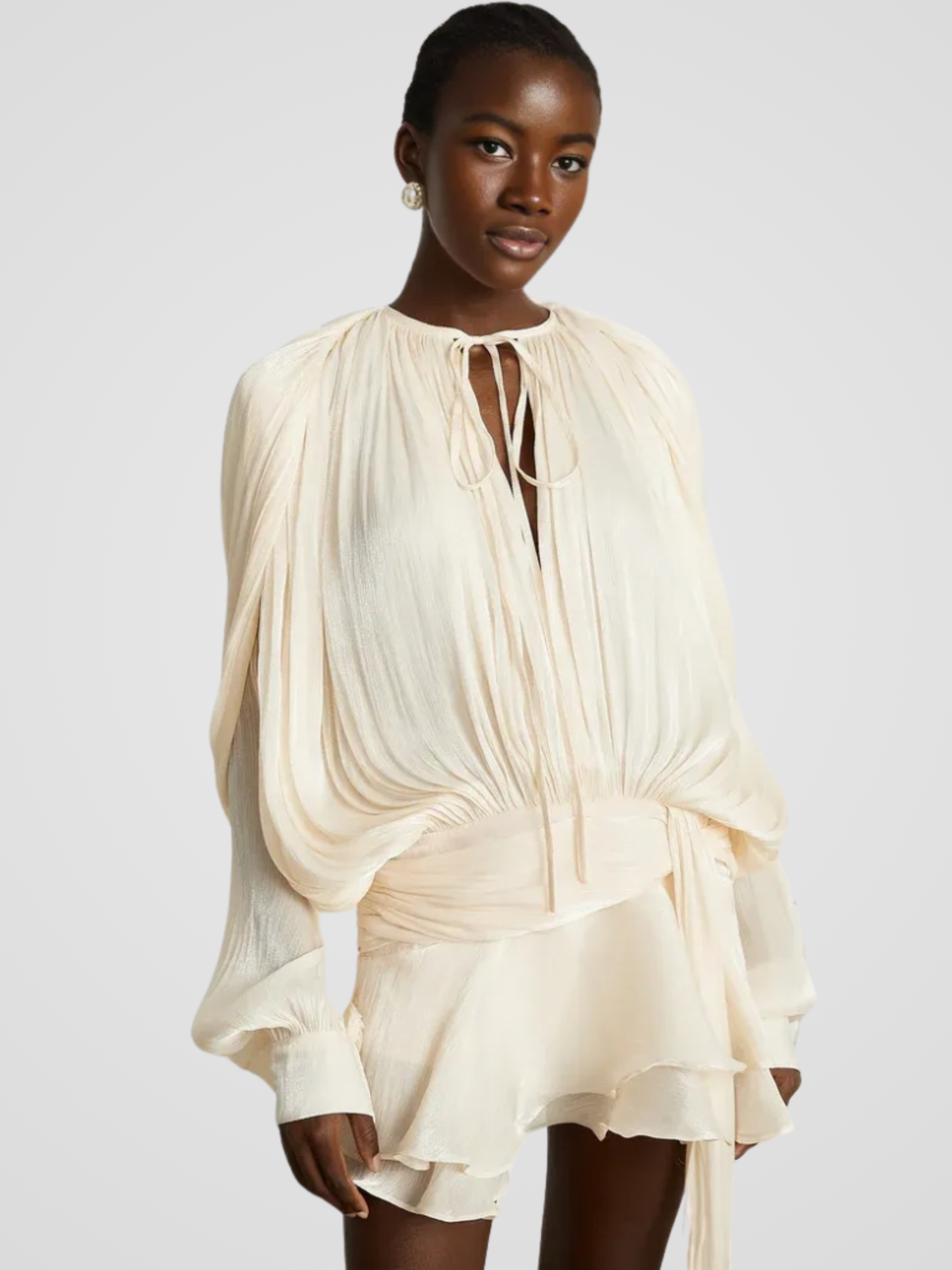 ISLA DRAPED MINI DRESS