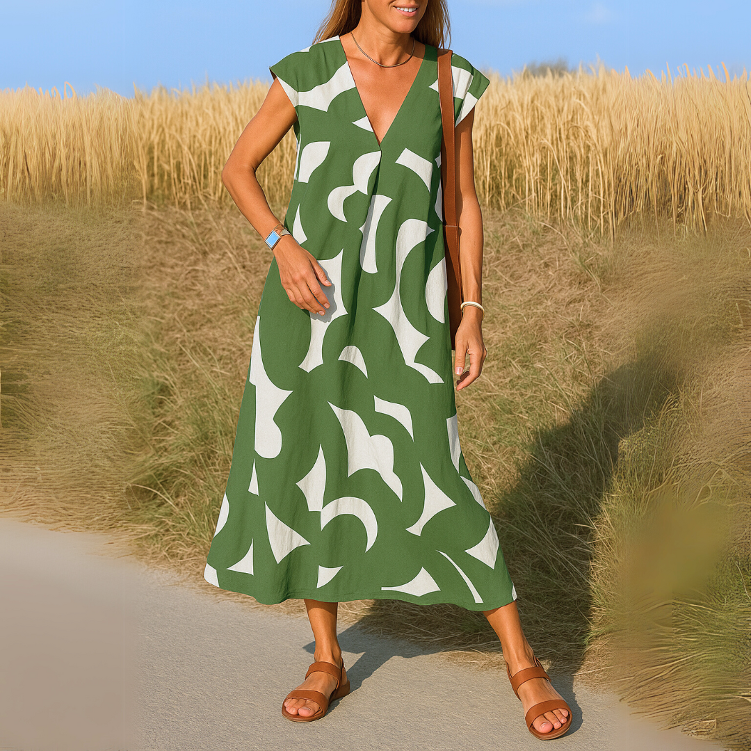 Charlotte | Flowing dress with V-neck