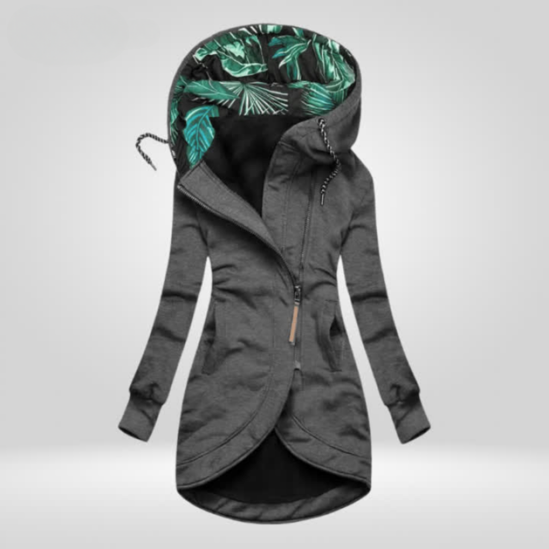 Melody | Longline hoodie jacket