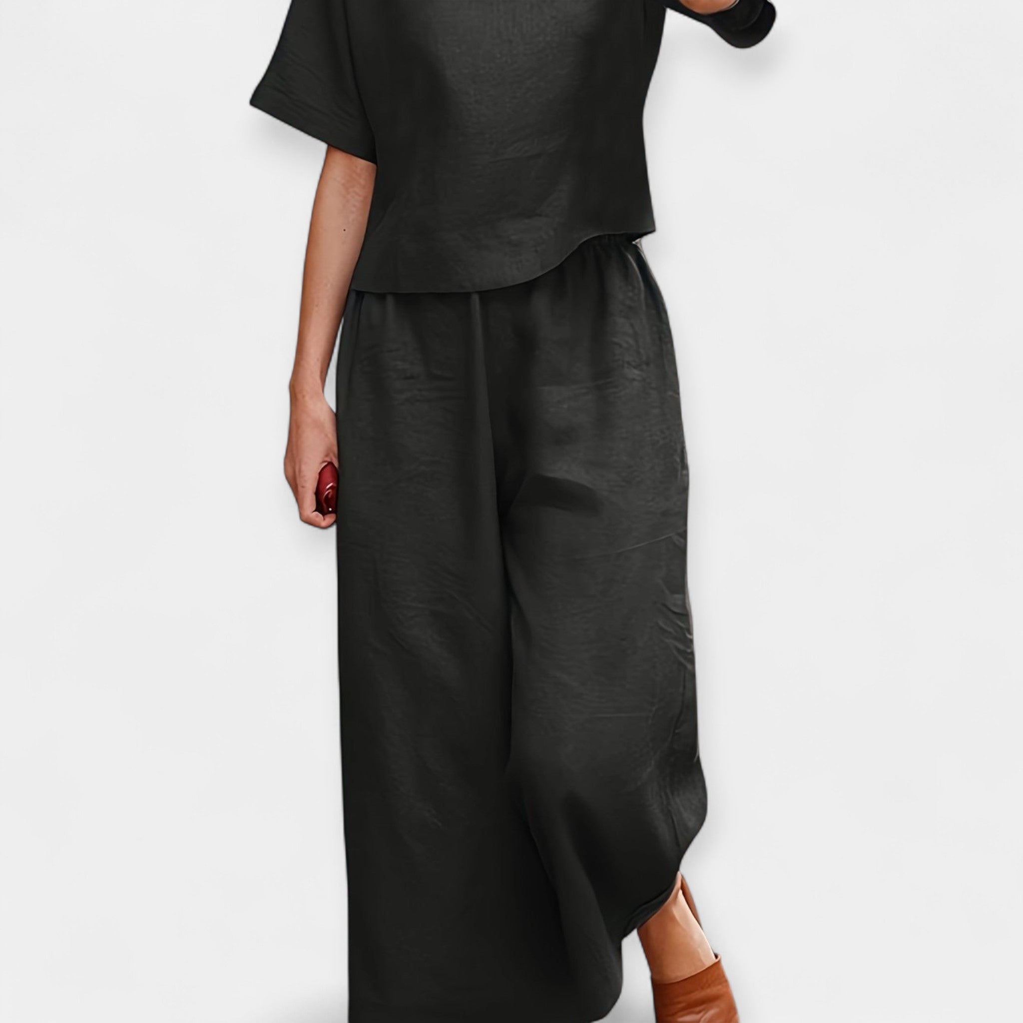 Breezy Short Sleeve Pantsuit