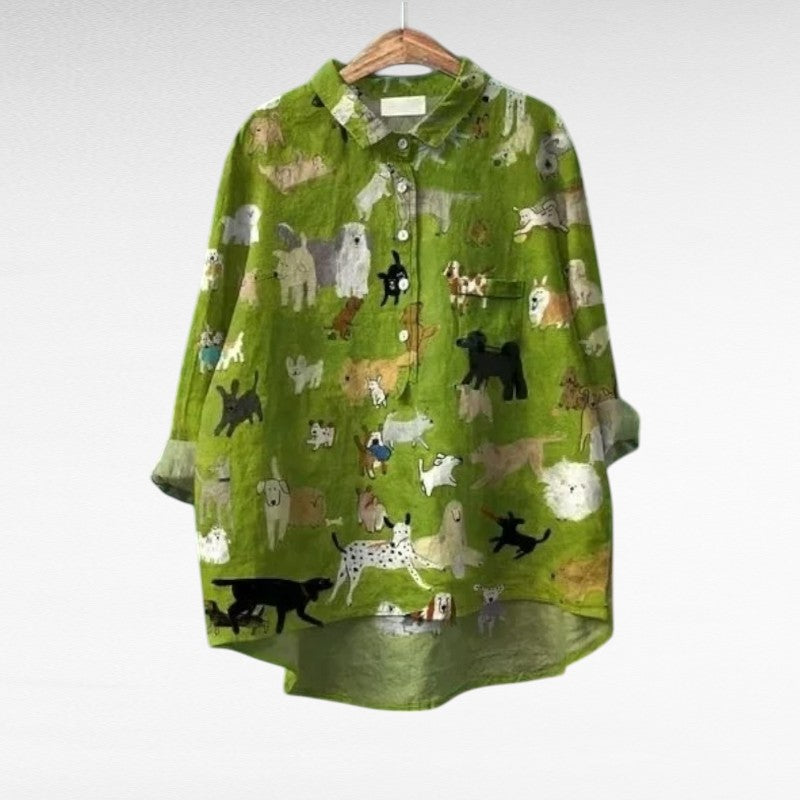 Narelle | Moderigtig vintage-bluse
