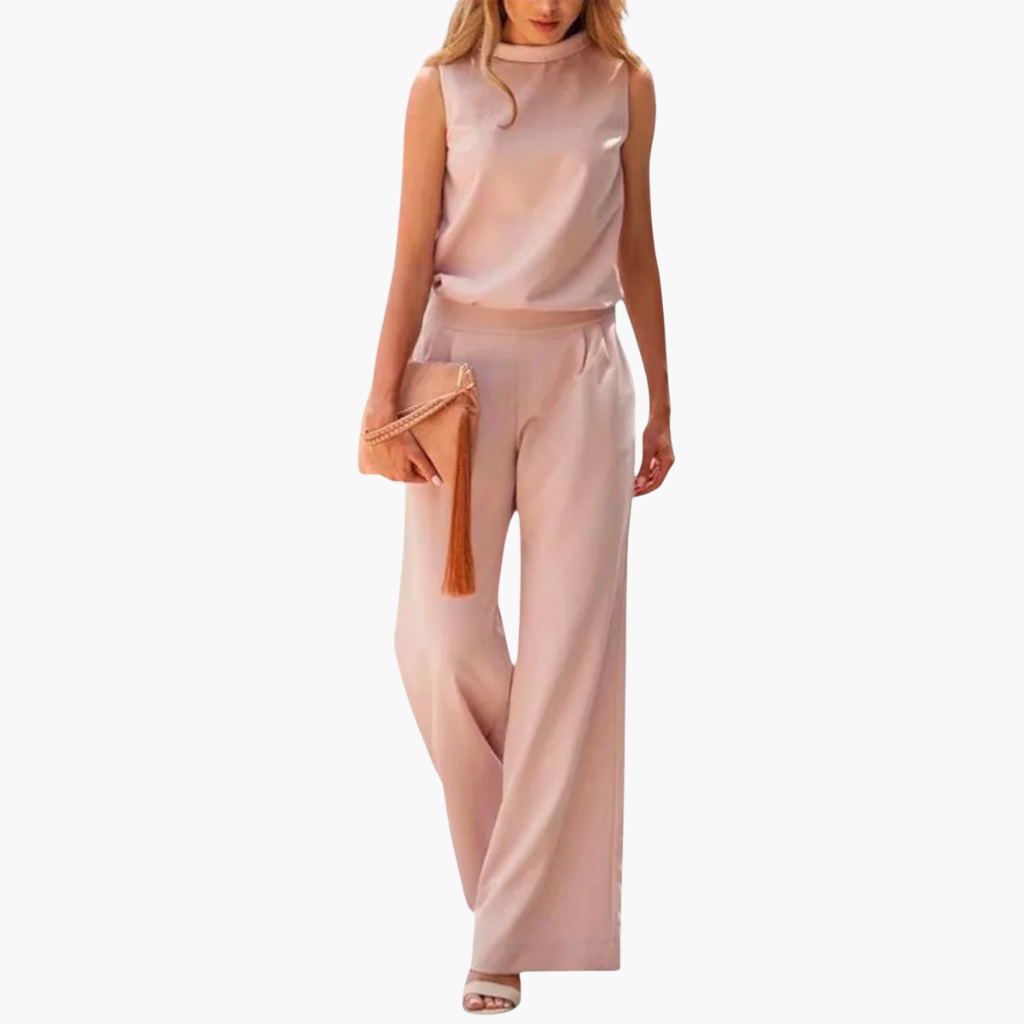 Lightweight Sleeveless Jumpsuit