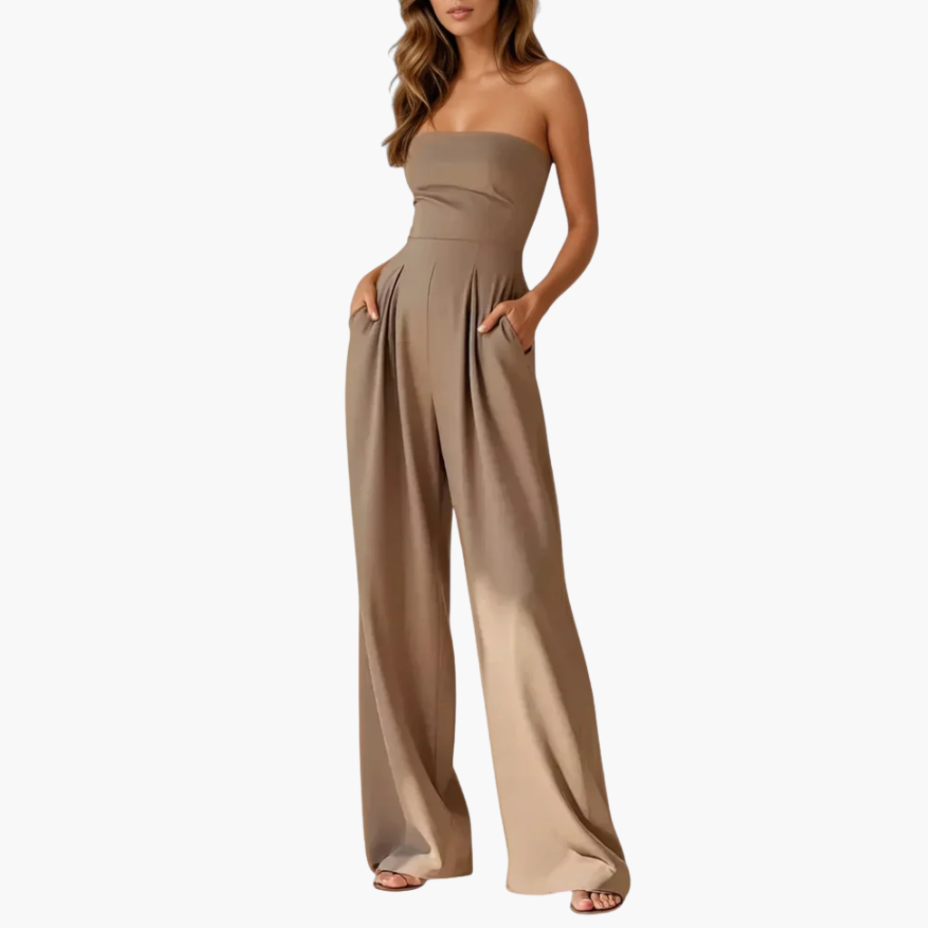 Strapless Bustier Jumpsuit