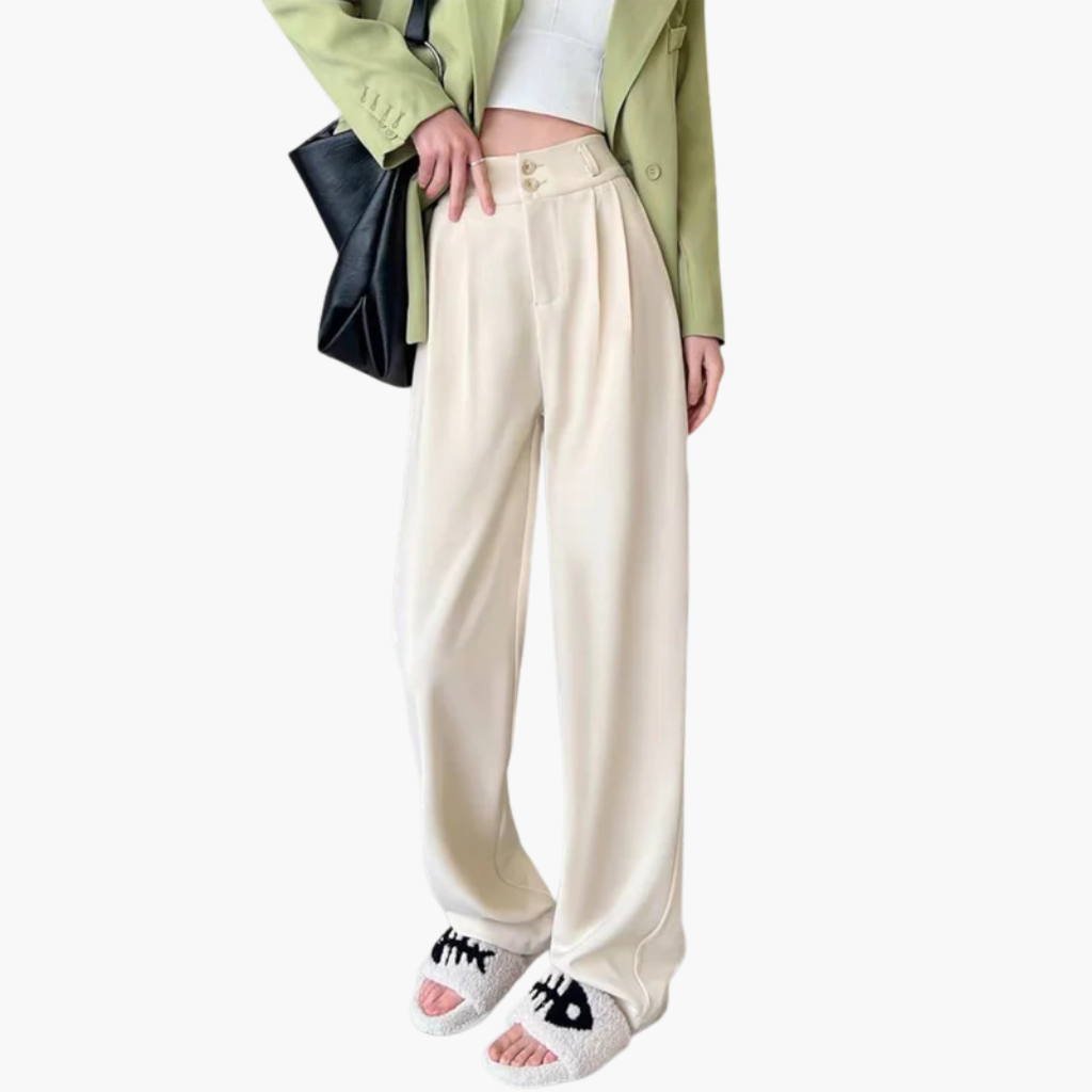 Korean-Inspired Wide-Leg Trousers