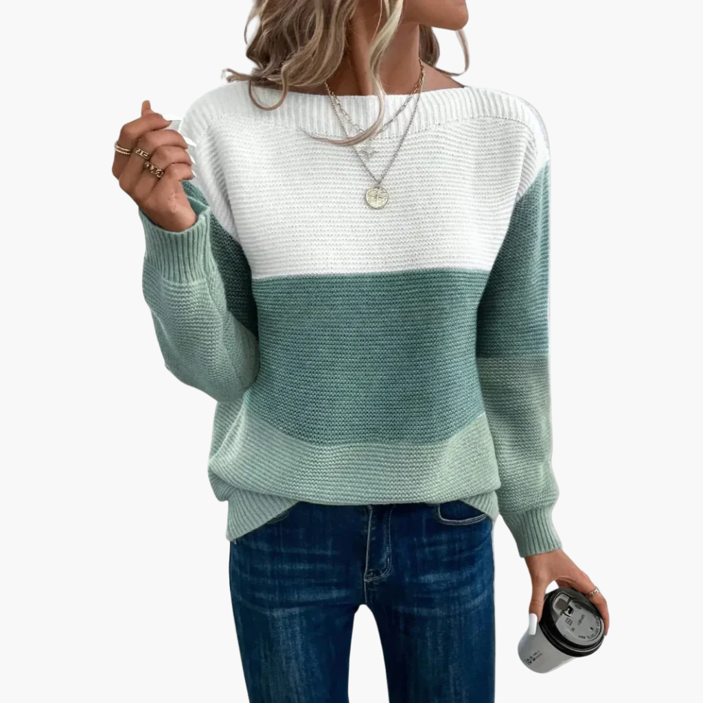 CYRALINE - CHIC OMBRE KNIT SWEATER