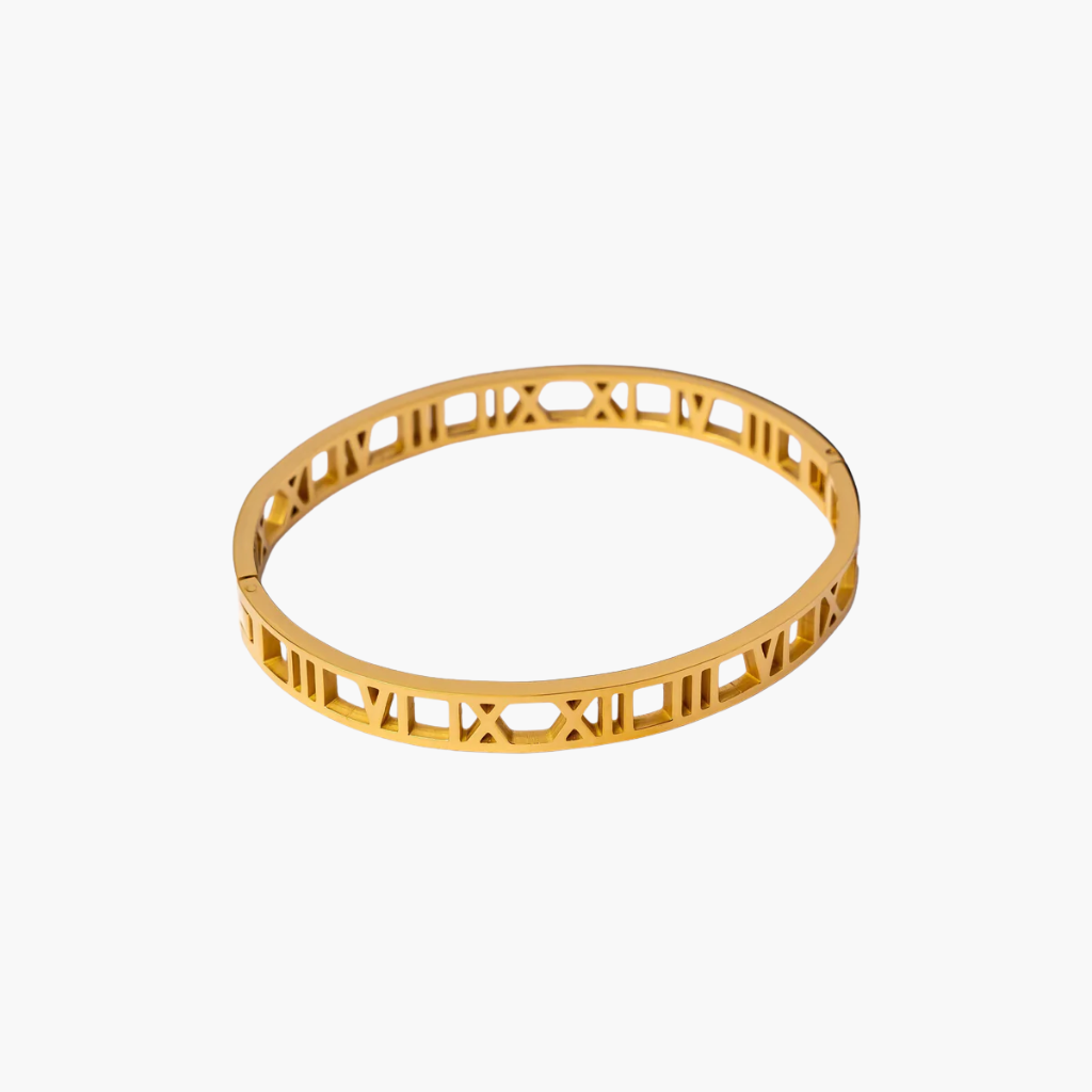 Numeric Gold Bracelet