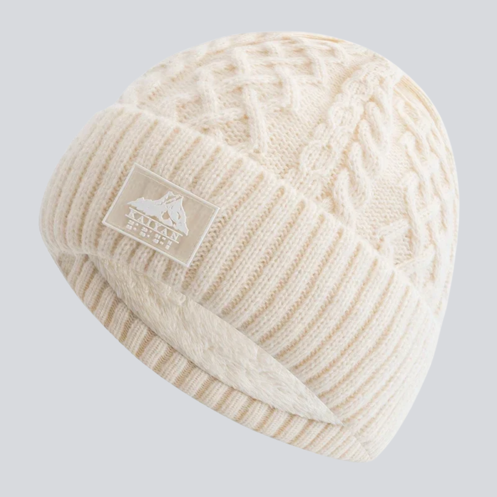 Ruben | Alpine knit beanie (Beige)