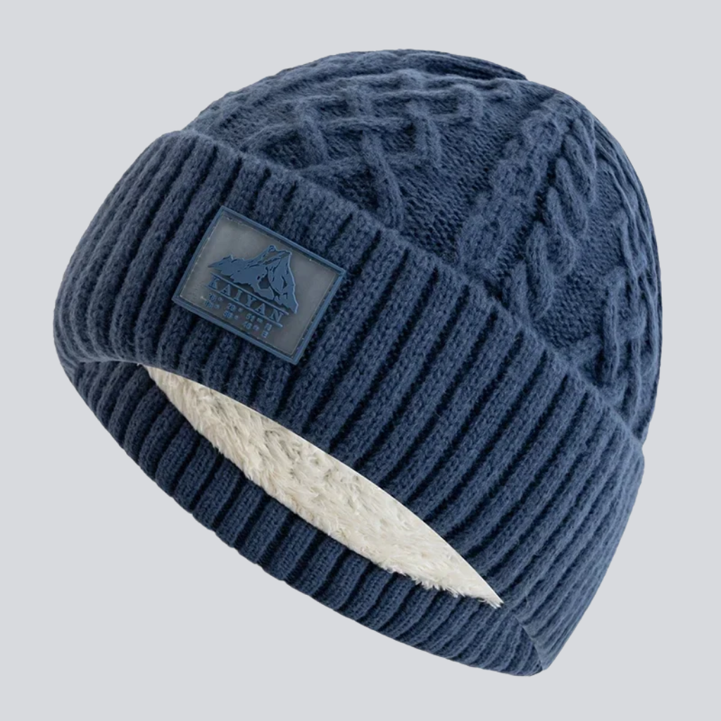 Nick | Alpine knit beanie (Blue)