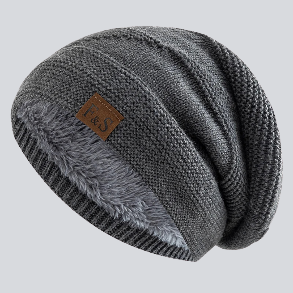 Kenneth | Nordic fleece beanie (Gray)