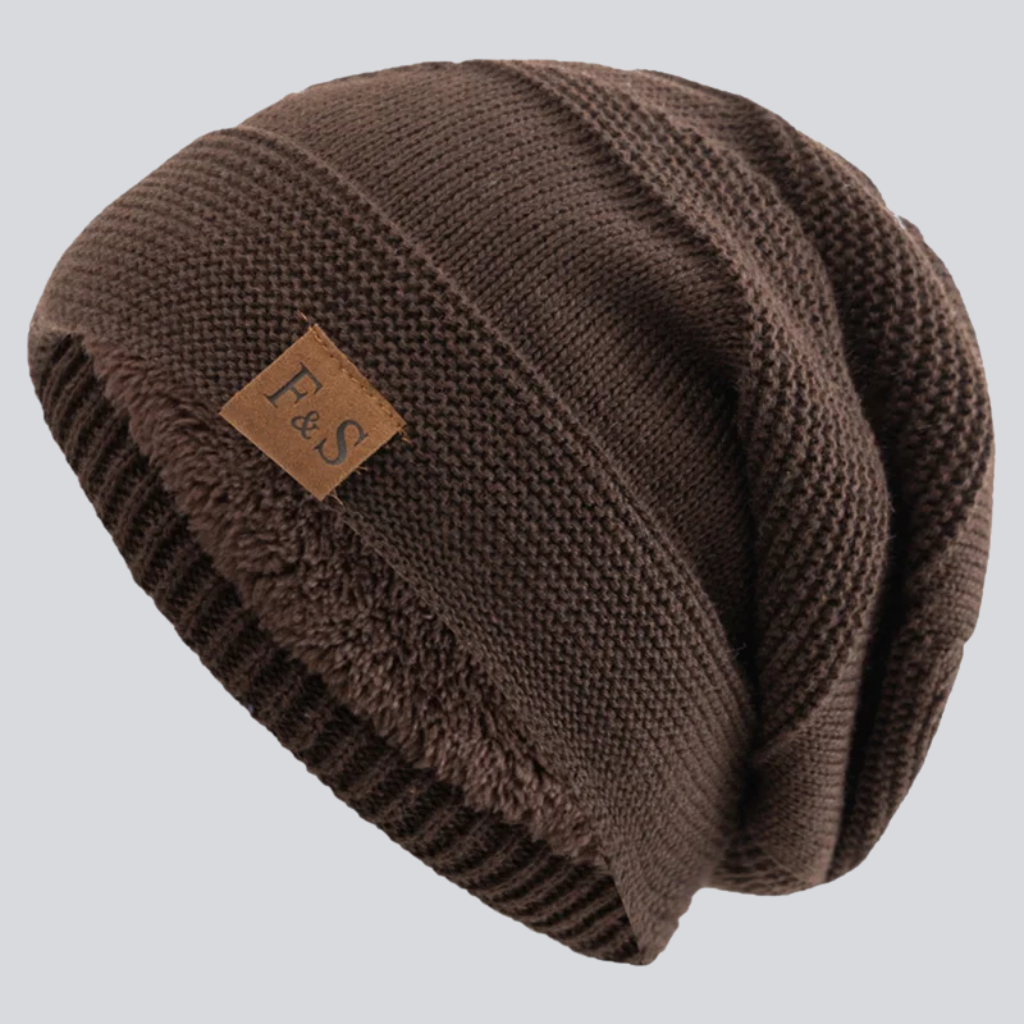 Tom | Nordic fleece beanie (Brown)