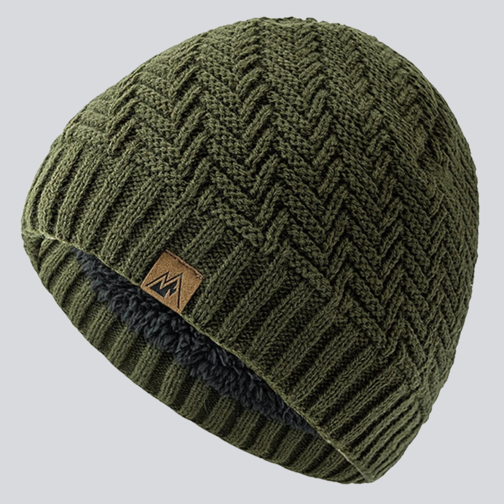 James | Heritage knit beanie (Army Green)
