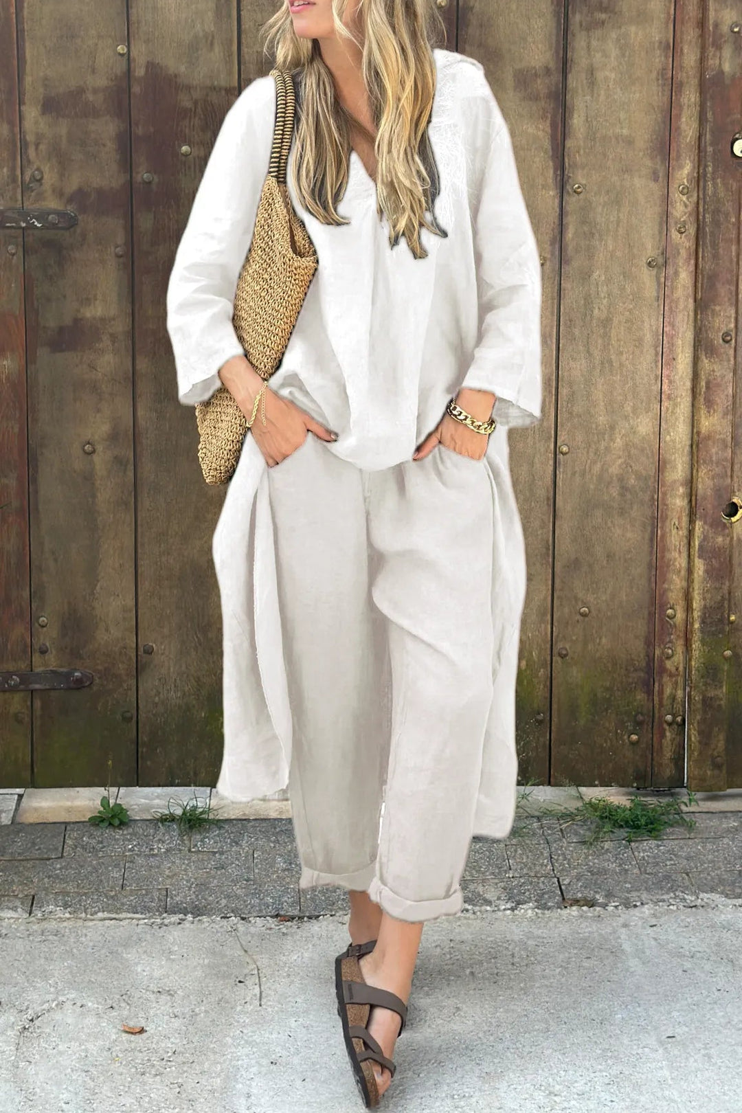 Elena | Chic todelt sæt med ubesværet elegance og alsidig stil